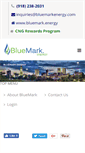 Mobile Screenshot of bluemarkenergy.com